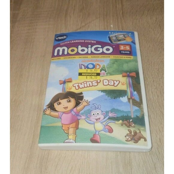 VTech Mobigo 2 Touch Learning System  Game Dora The Explorer & Jake Neverland - Picture 2 of 5
